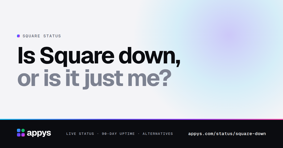 Is Square down, or is it just me?